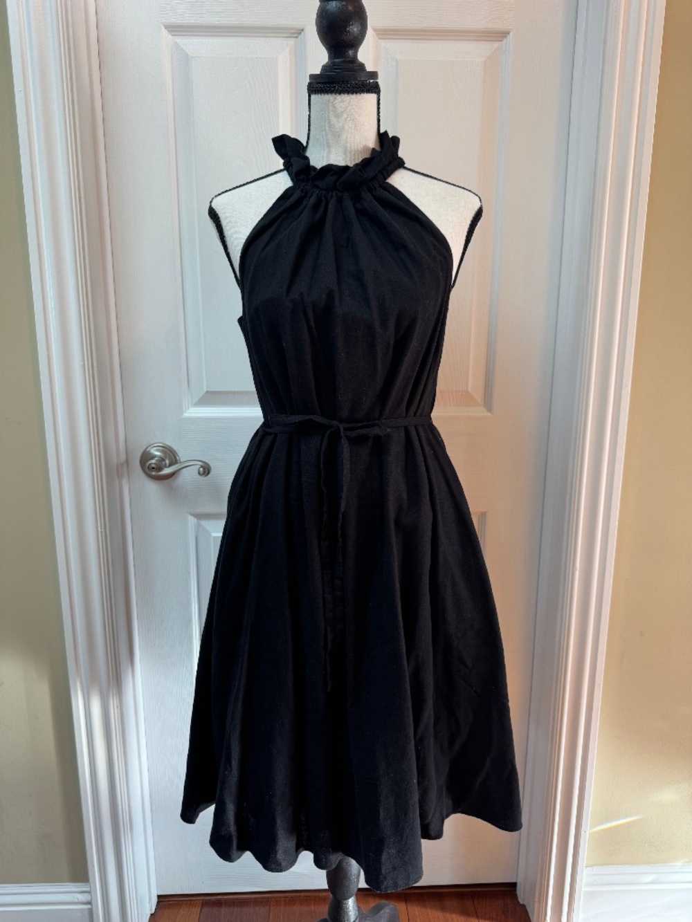 Banana Republic Black Brand New Linen Dress